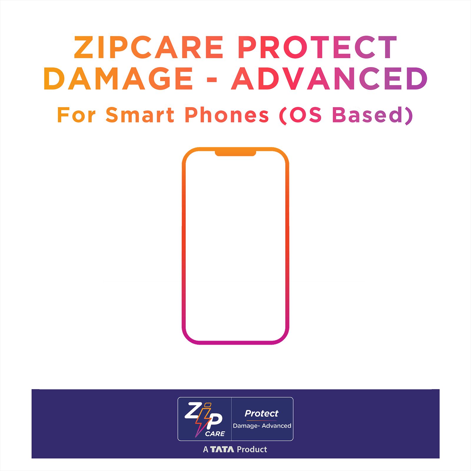 ZipCare Protect Damage Advanced for Mobile Phones (Rs. 140000 - Rs. 145000) - 1 Year_1