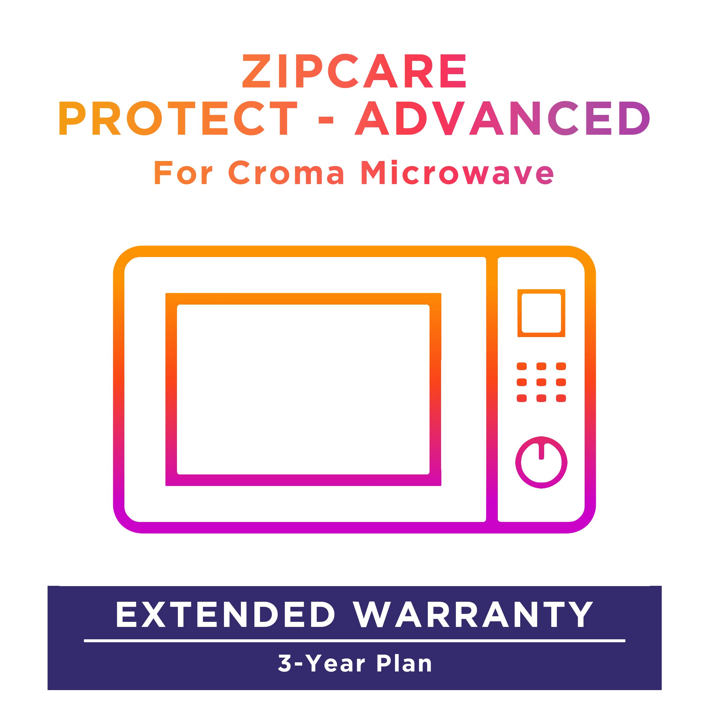 ZipCare Protect - Advanced 3 Year For Croma Mircowave (Rs. 20000 to Rs. 35000)_1
