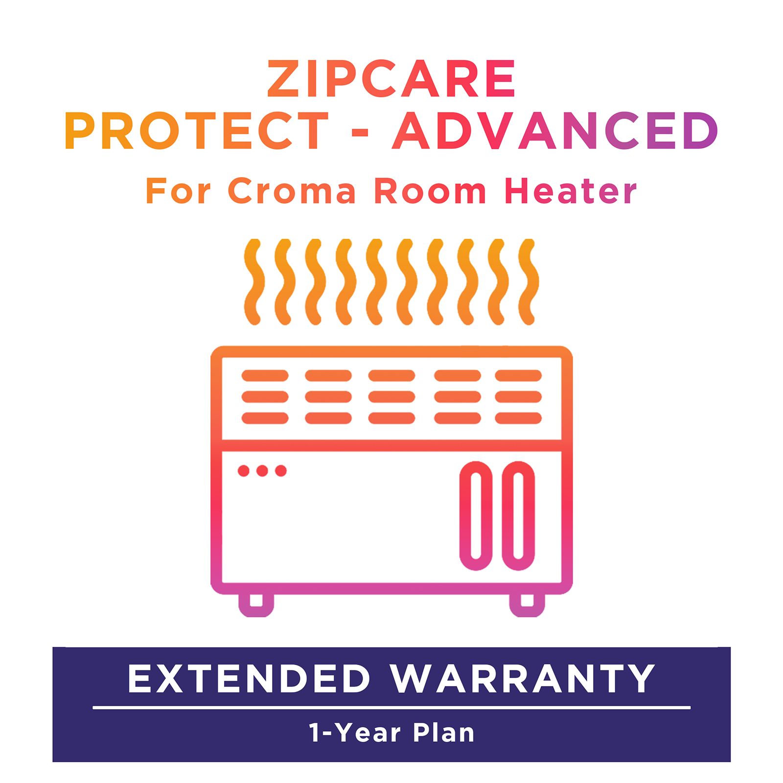 ZipCare Protect - Advanced 1 Year For Croma Room Heater (Rs. 15000 to Rs. 20000) ZipCare Protect - Advanced 1 Year For Croma Room Heater (Rs. 15000 to Rs. 20000)_1