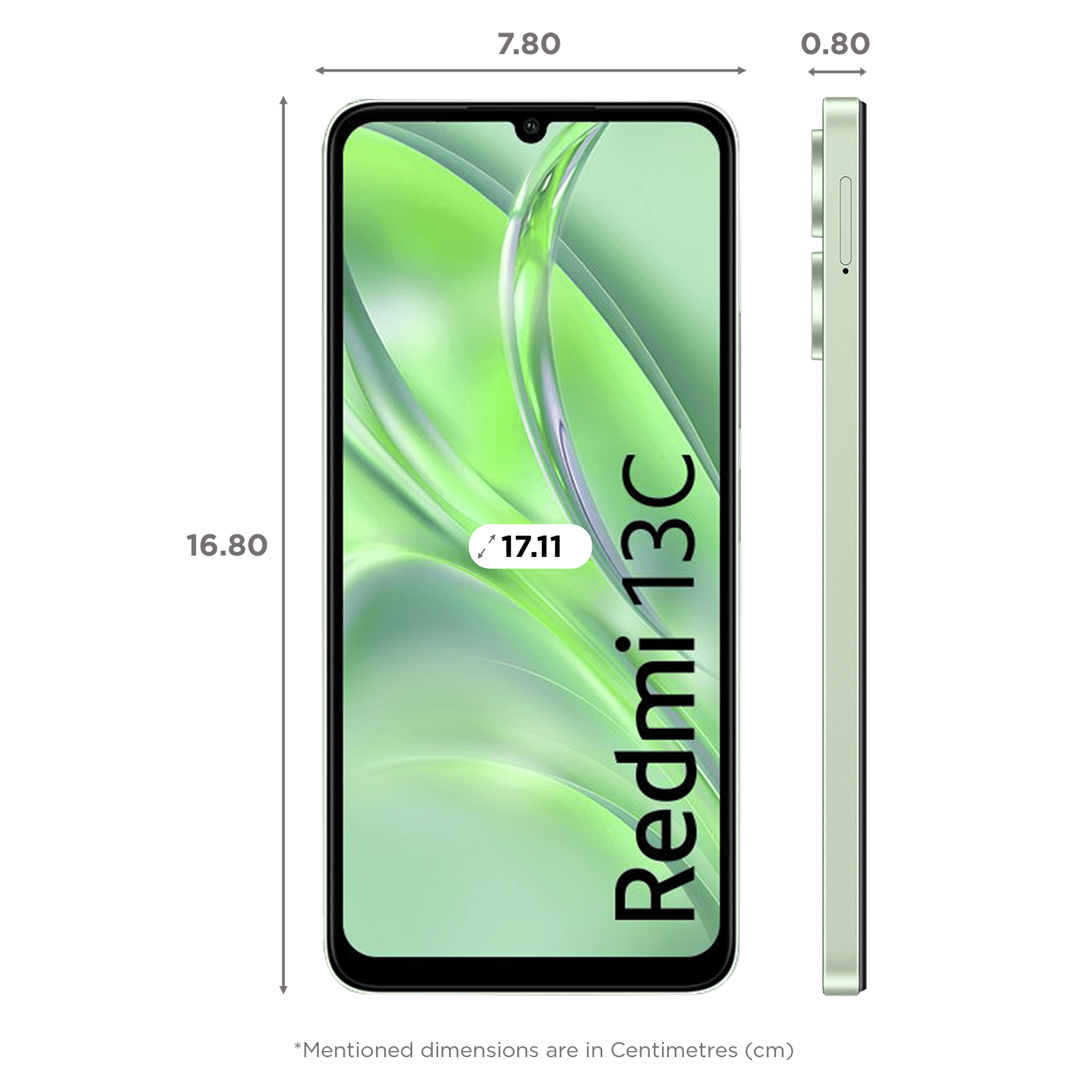Redmi 13C (4GB RAM, 128GB, Starshine Green) Redmi 13C (4GB RAM, 128GB, Starshine Green)_2