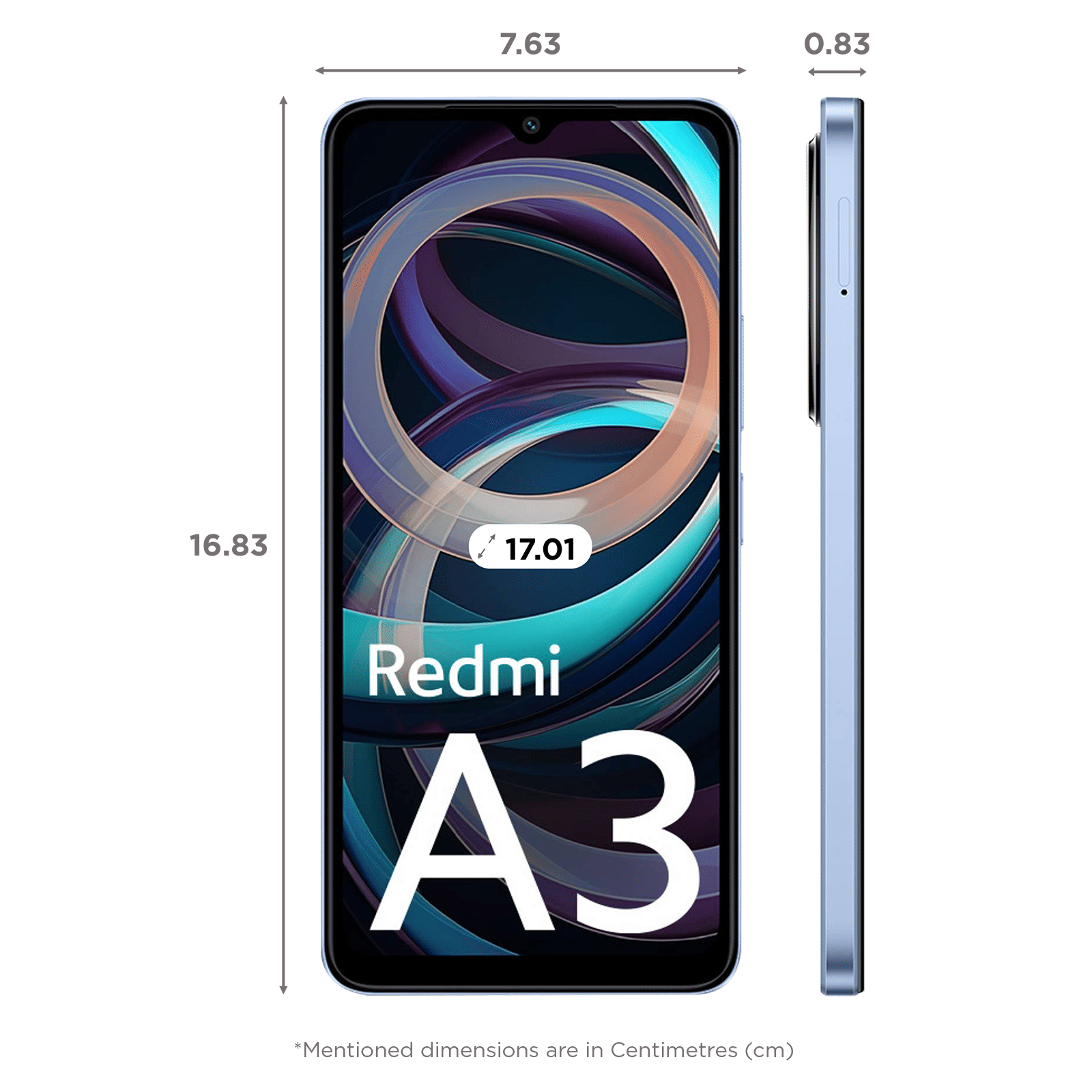 Redmi A3 (4GB RAM, 128GB, Lake Blue) Redmi A3 (4GB RAM, 128GB, Lake Blue)_2