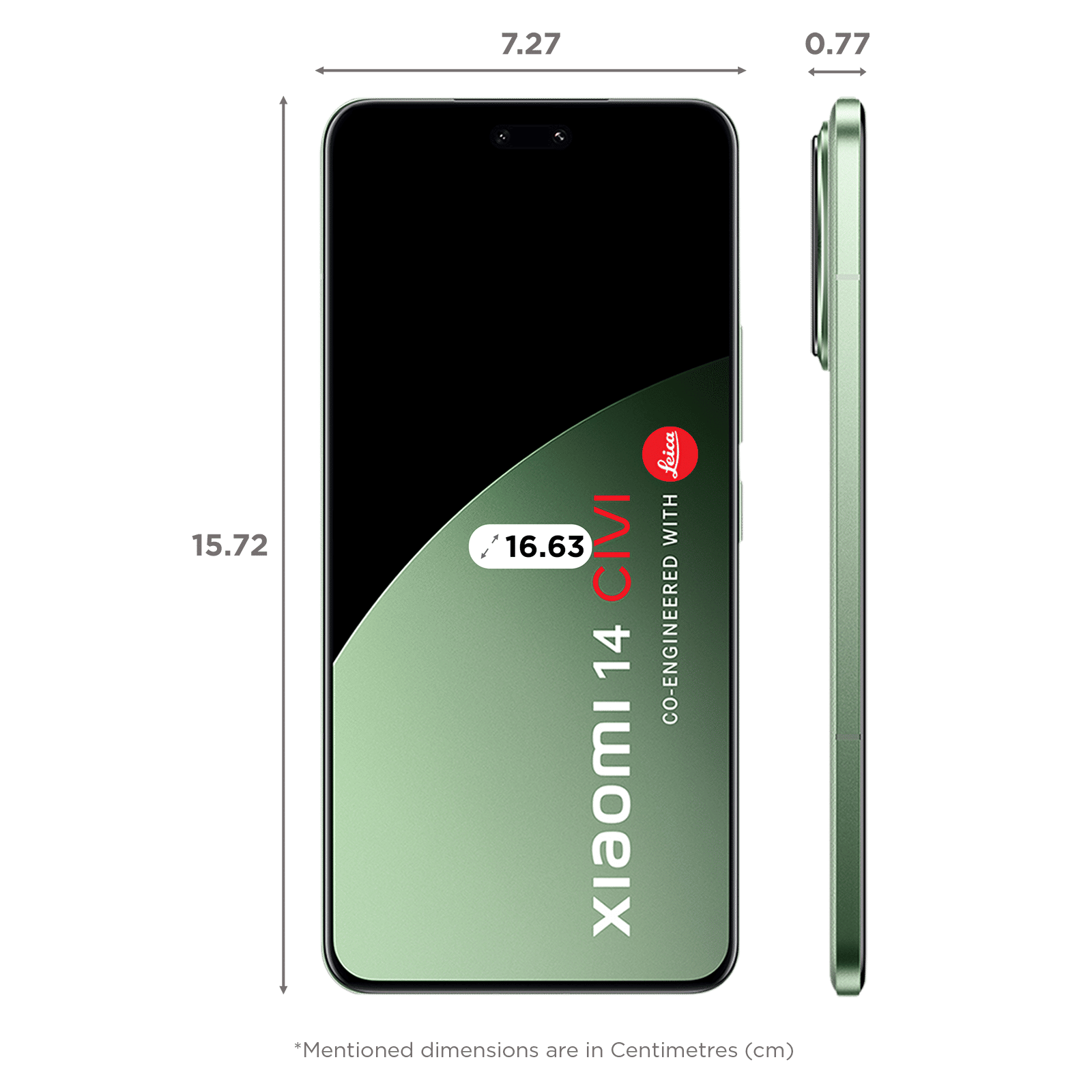Xiaomi 14 CIVI 5G (8GB RAM, 256GB, Matcha Green) Xiaomi 14 CIVI 5G (8GB RAM, 256GB, Matcha Green)_2