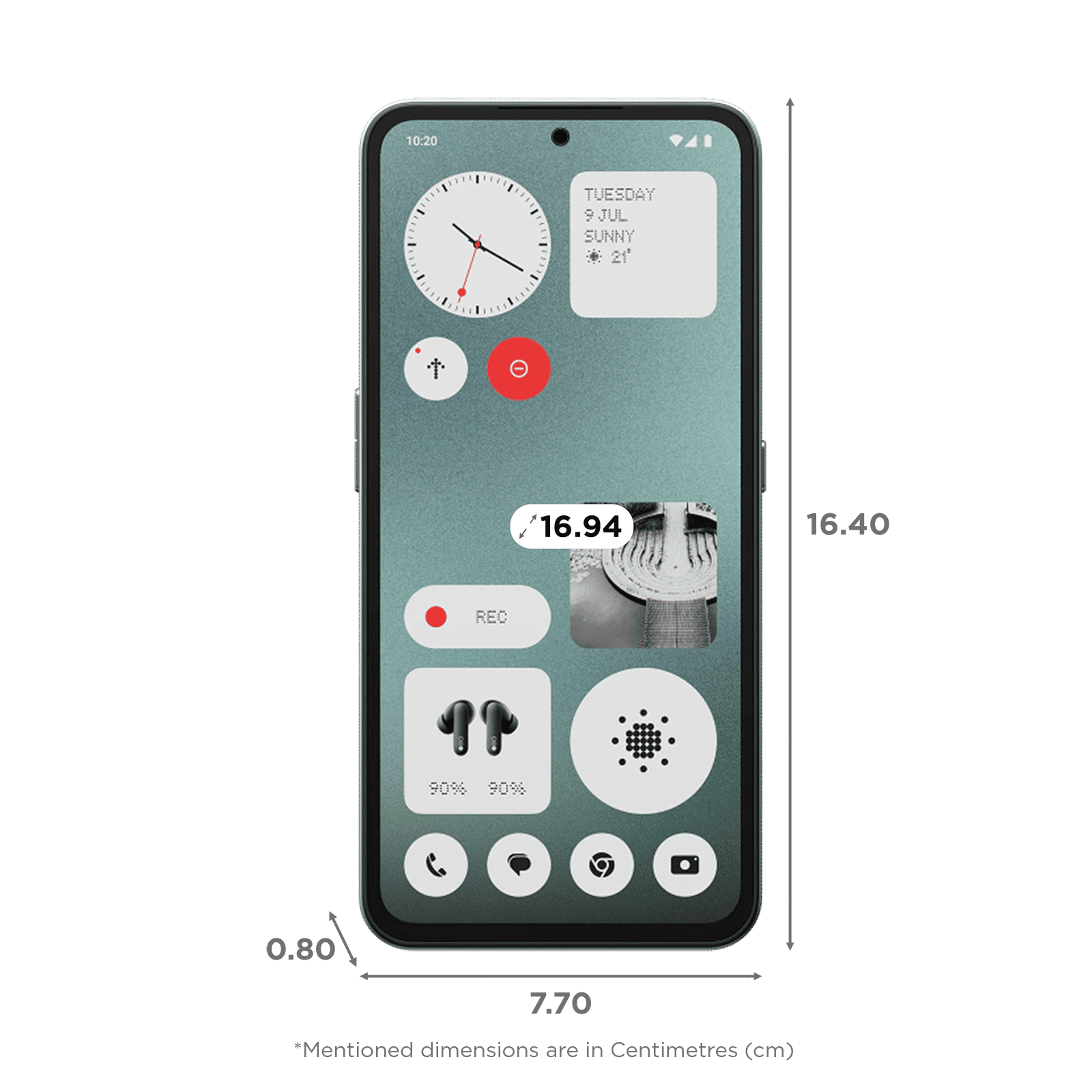 Nothing CMF Phone 1 5G (6GB RAM, 128GB, Light Green)_2