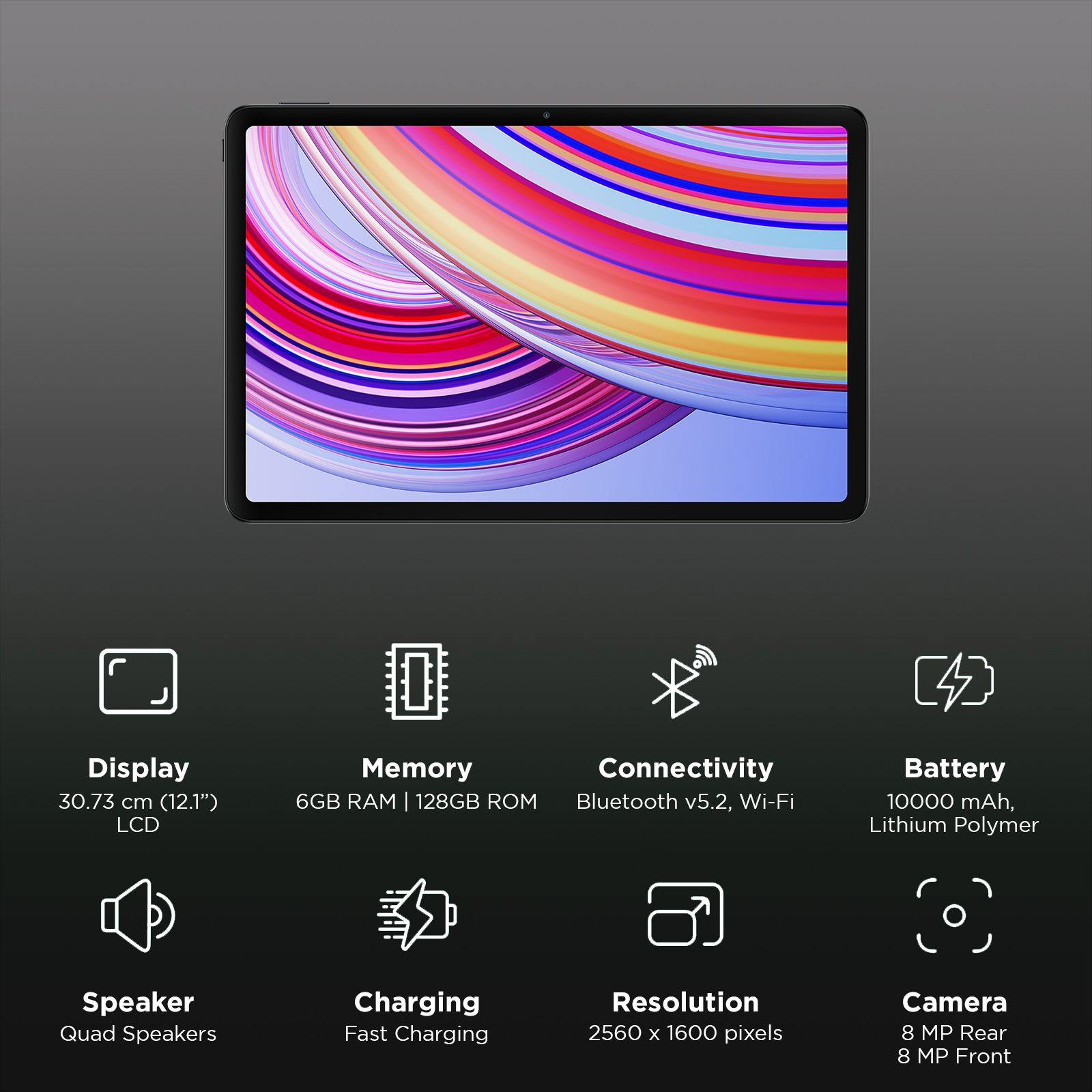 Redmi Pad Pro Wi-Fi Android Tablet (12.1 Inch, 6GB RAM, 128GB ROM, Graphite Gray) Redmi Pad Pro Wi-Fi Android Tablet (12.1 Inch, 6GB RAM, 128GB ROM, Graphite Gray)_3
