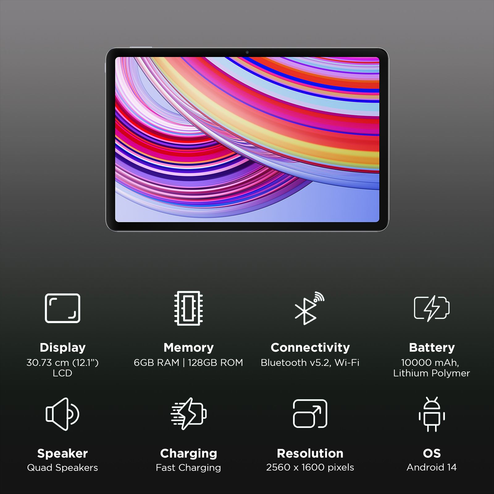 Redmi Pad Pro Wi-Fi Android Tablet (12.1 Inch, 6GB RAM, 128GB ROM, Ocean Blue) Redmi Pad Pro Wi-Fi Android Tablet (12.1 Inch, 6GB RAM, 128GB ROM, Ocean Blue)_3
