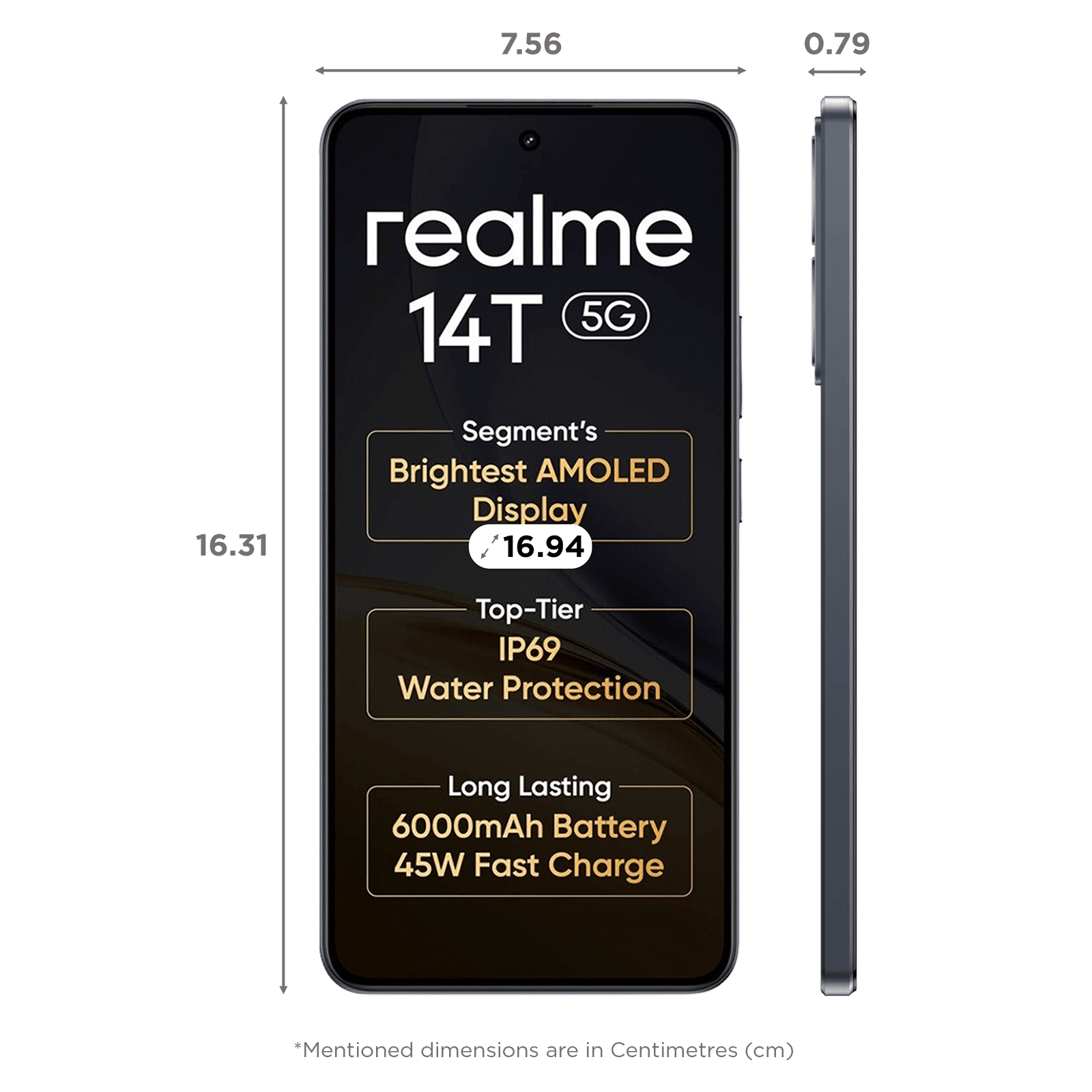 realme 14T 5G (8GB RAM, 128GB, Obsidian Black) realme 14T 5G (8GB RAM, 128GB, Obsidian Black)_2