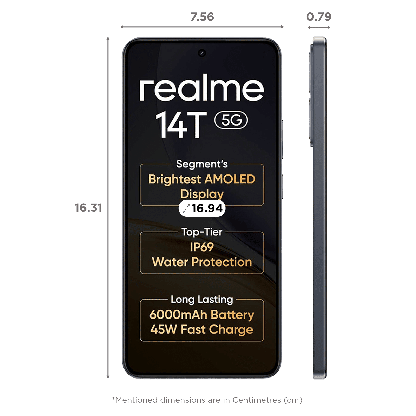 realme 14T 5G (8GB RAM, 256GB, Obsidian Black) realme 14T 5G (8GB RAM, 256GB, Obsidian Black)_2