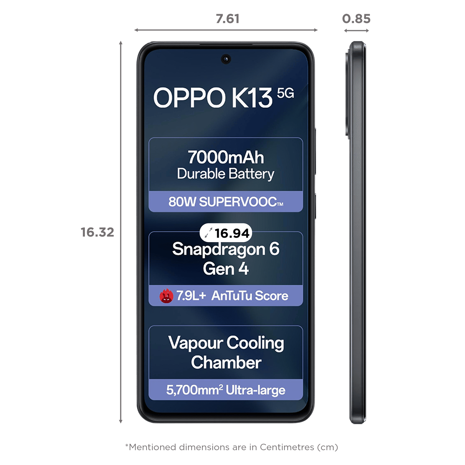 oppo K13 5G (8GB RAM, 256GB, Prism Black) oppo K13 5G (8GB RAM, 256GB, Prism Black)_2
