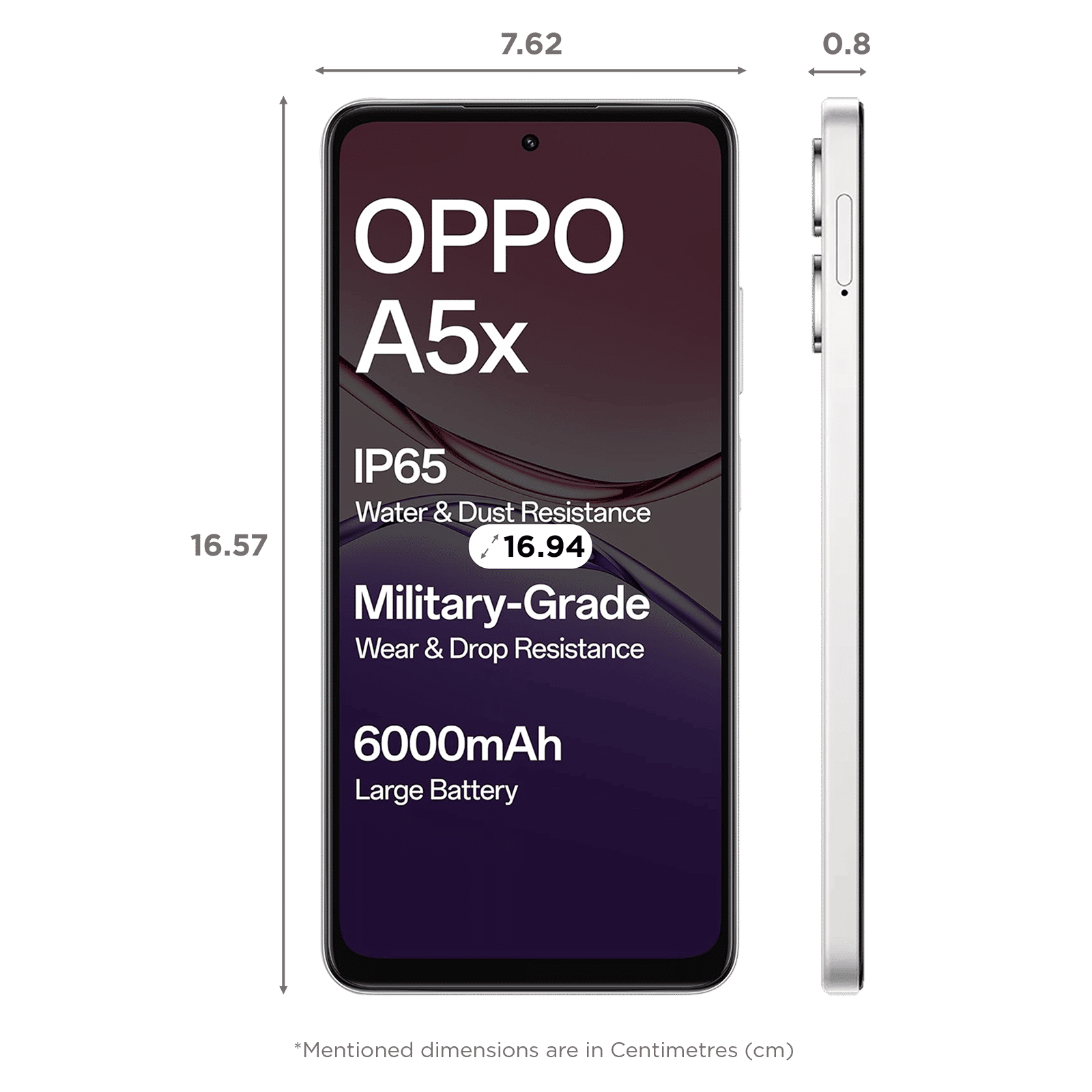 oppo A5x 5G (4GB RAM, 128GB, Laser White) oppo A5x 5G (4GB RAM, 128GB, Laser White)_2