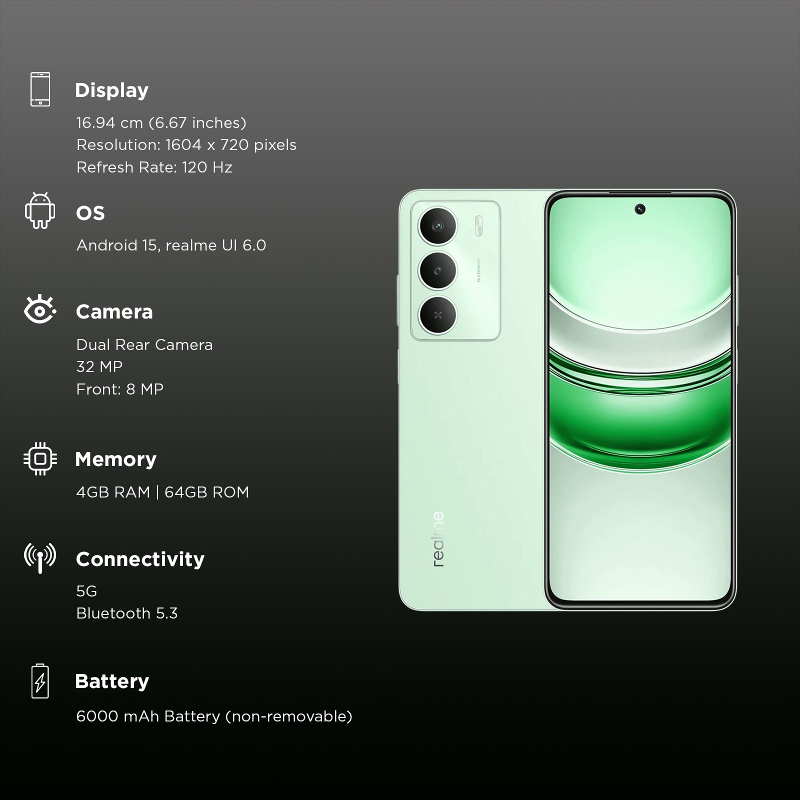 realme C73 5G (4GB RAM, 64GB, Jade Green) realme C73 5G (4GB RAM, 64GB, Jade Green)_3