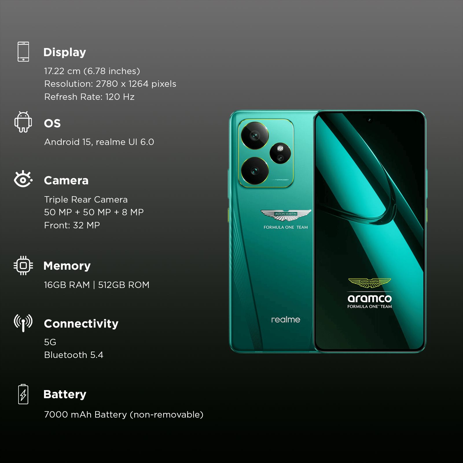 realme GT 7 5G (16GB RAM, 512GB, Aston Martin Green)_3