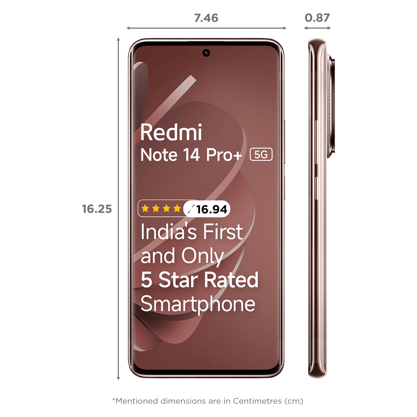 Redmi Note 14 Pro Plus 5G (8GB RAM, 256GB, Champagne Gold) Redmi Note 14 Pro Plus 5G (8GB RAM, 256GB, Champagne Gold)_2