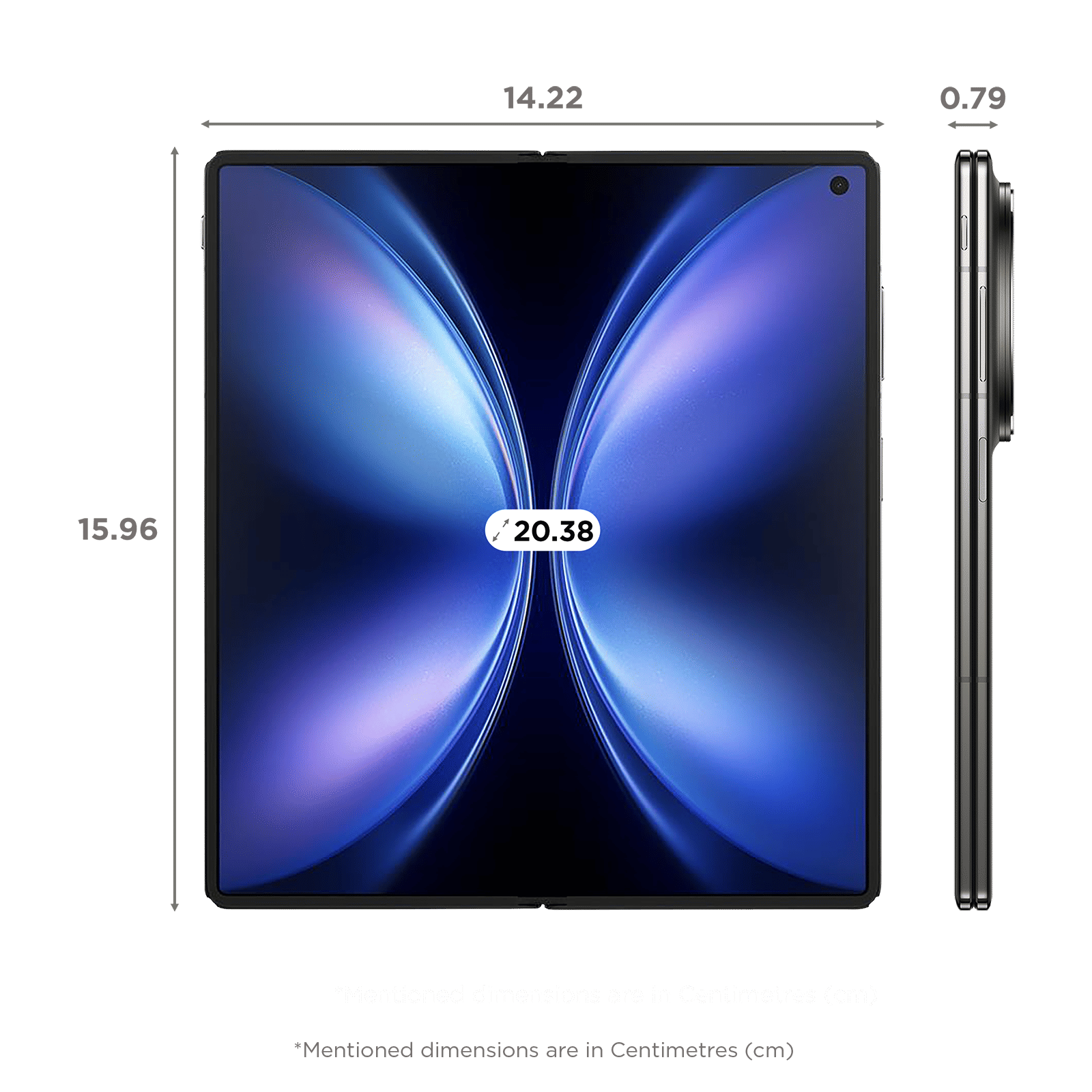 vivo X Fold 5 5G (16GB RAM, 512GB, Titanium Gray)_2