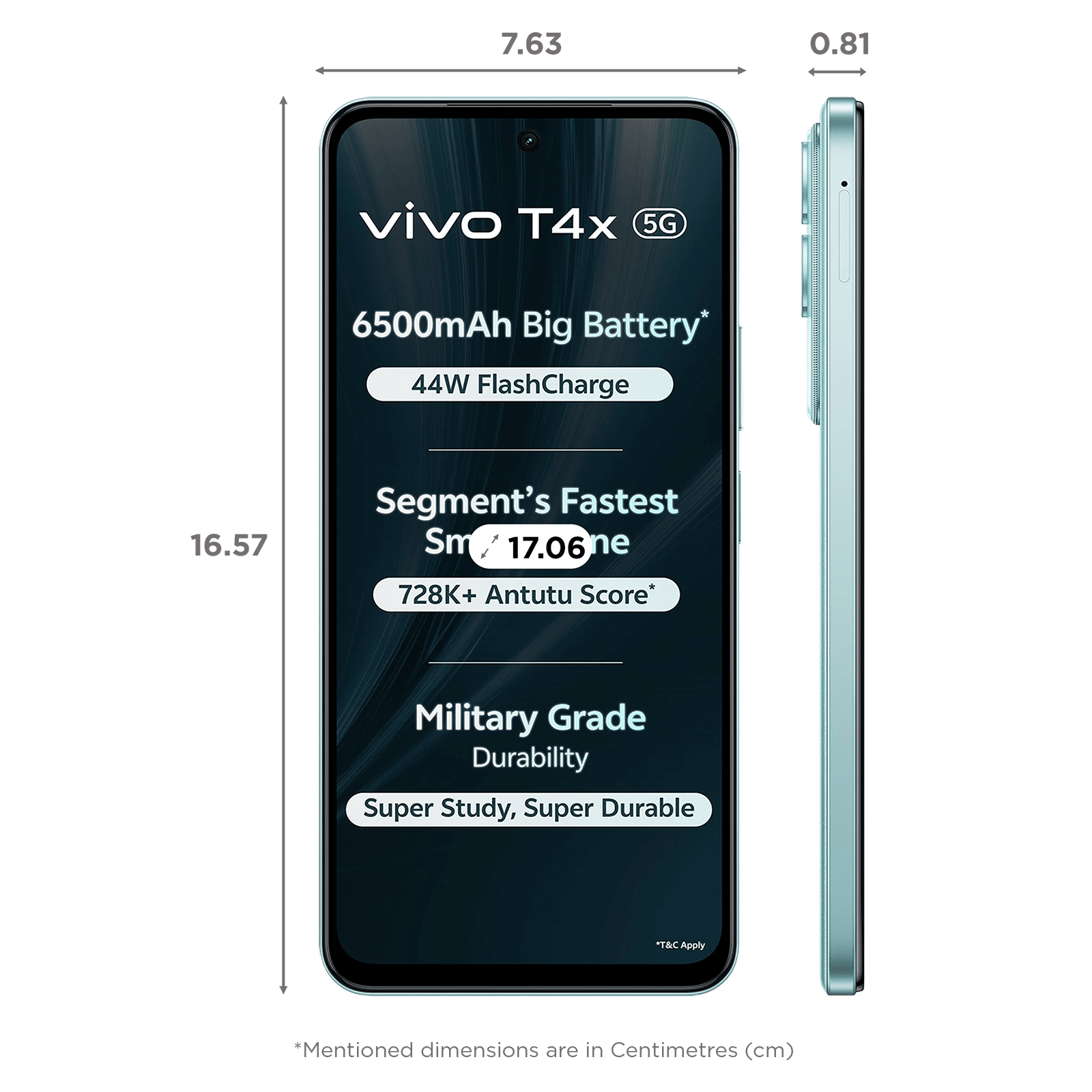 vivo T4x 5G (6GB RAM, 128GB, Glacial Teal)_2