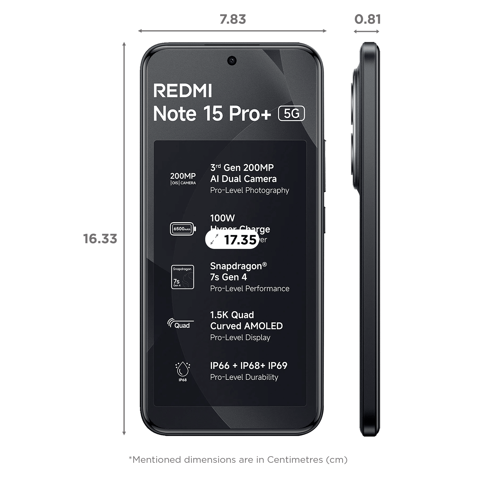 Redmi Note 15 Pro Plus 5G (8GB RAM, 256GB, Carbon Black) Redmi Note 15 Pro Plus 5G (8GB RAM, 256GB, Carbon Black)_2