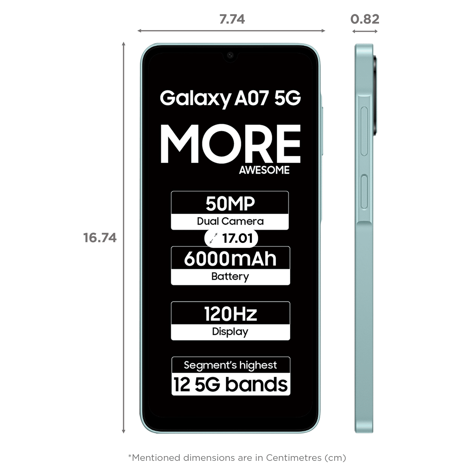 SAMSUNG Galaxy A07 5G (6GB RAM, 128GB, Light Green)_2