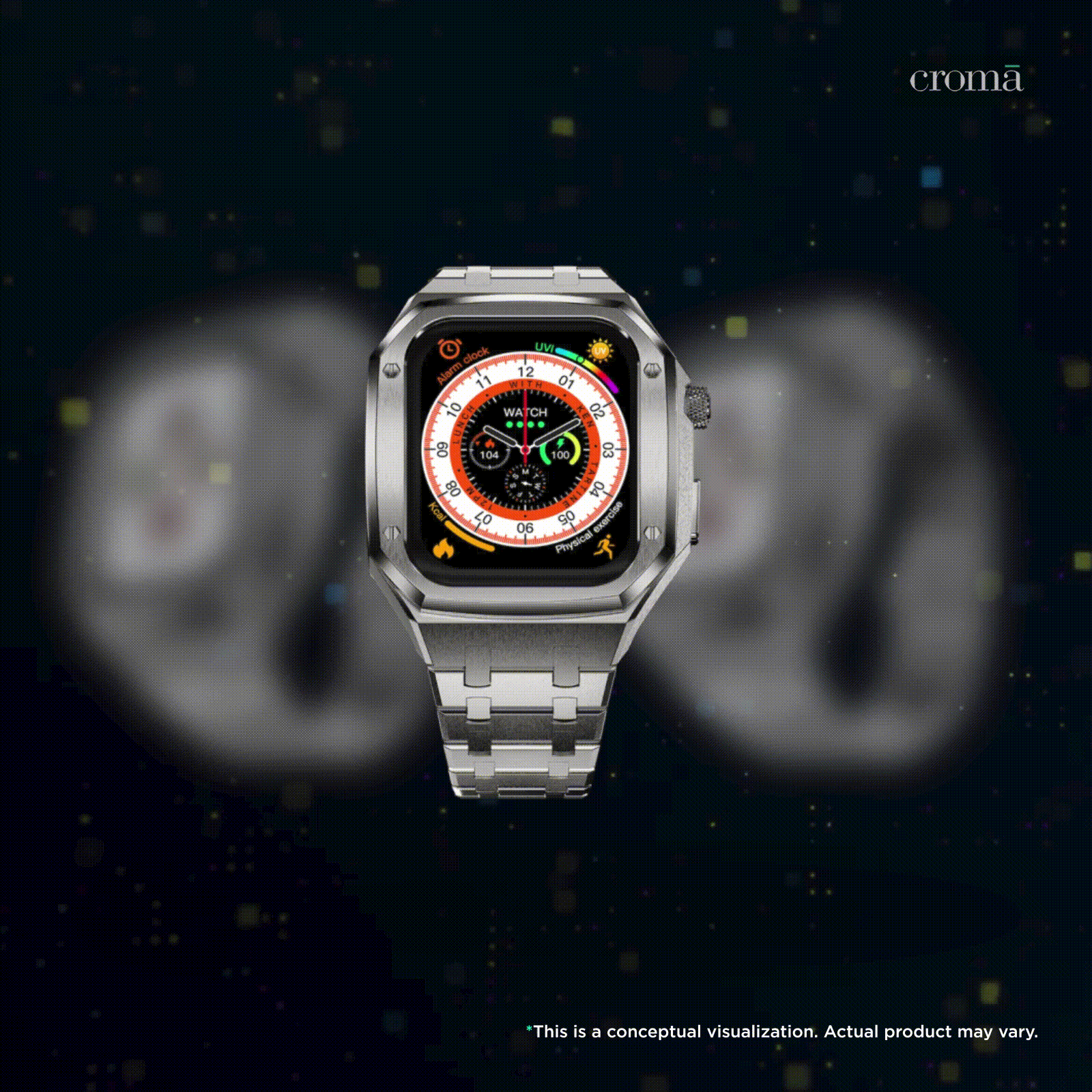 FIRE-BOLTT Elemento Smartwatch with Bluetooth Calling (49.5mm Always On Display, IP68 Water Resistant, Silver Strap) FIRE-BOLTT Elemento Smartwatch with Bluetooth Calling (49.5mm Always On Display, IP68 Water Resistant, Silver Strap)_2