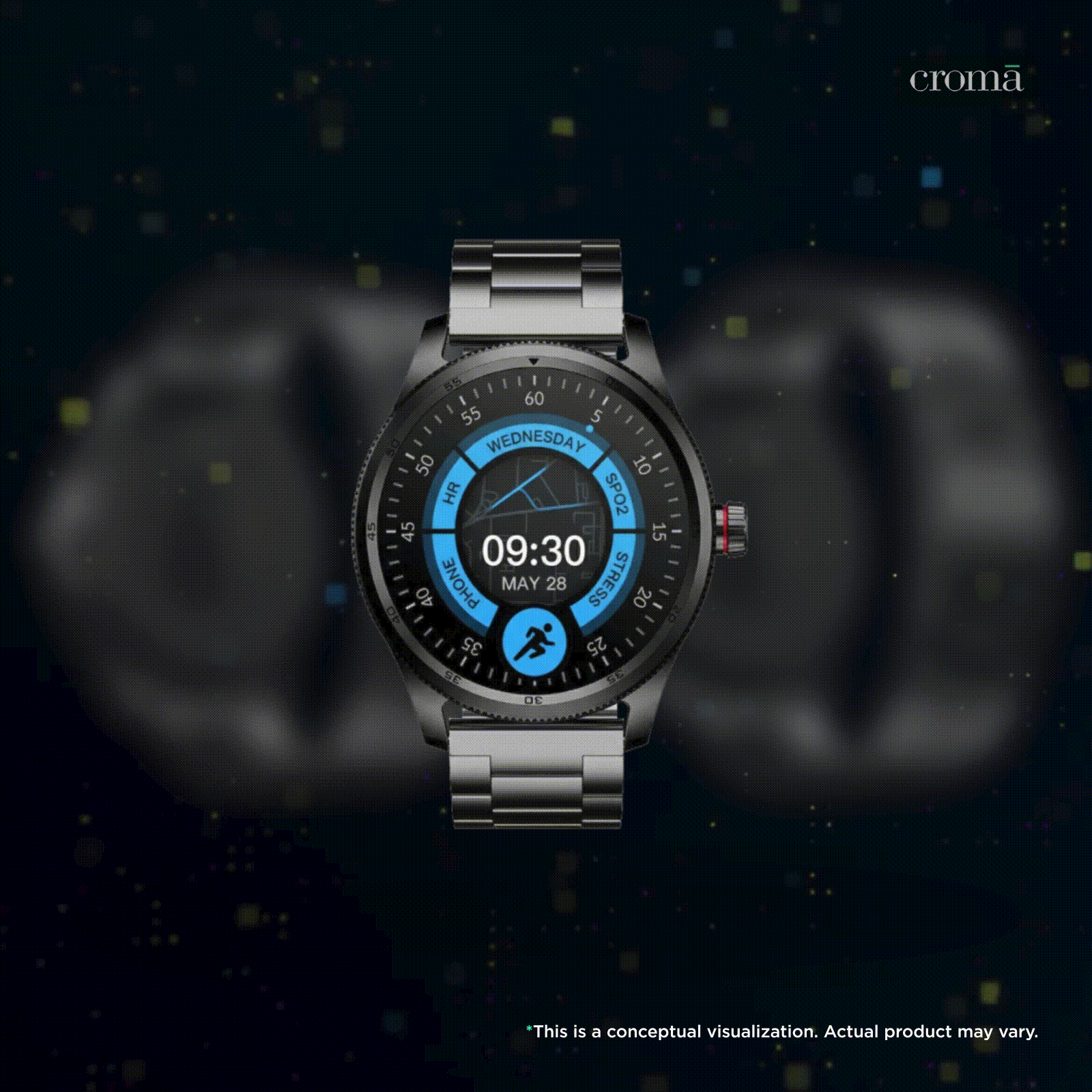 fastrack Magnus FX1 Smartwatch with Bluetooth Calling (35mm UltraVU Display, IP68 Water Resistant, Black Strap) fastrack Magnus FX1 Smartwatch with Bluetooth Calling (35mm UltraVU Display, IP68 Water Resistant, Black Strap)_2