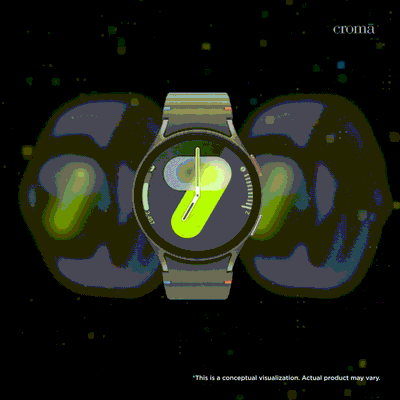SAMSUNG Galaxy Watch7 Wi-Fi+Bluetooth Wear OS
                      Smartwatch (37.3mm Super AMOLED Display, 3nm
                      Processor, Dual-Frequency GPS, Green Strap)