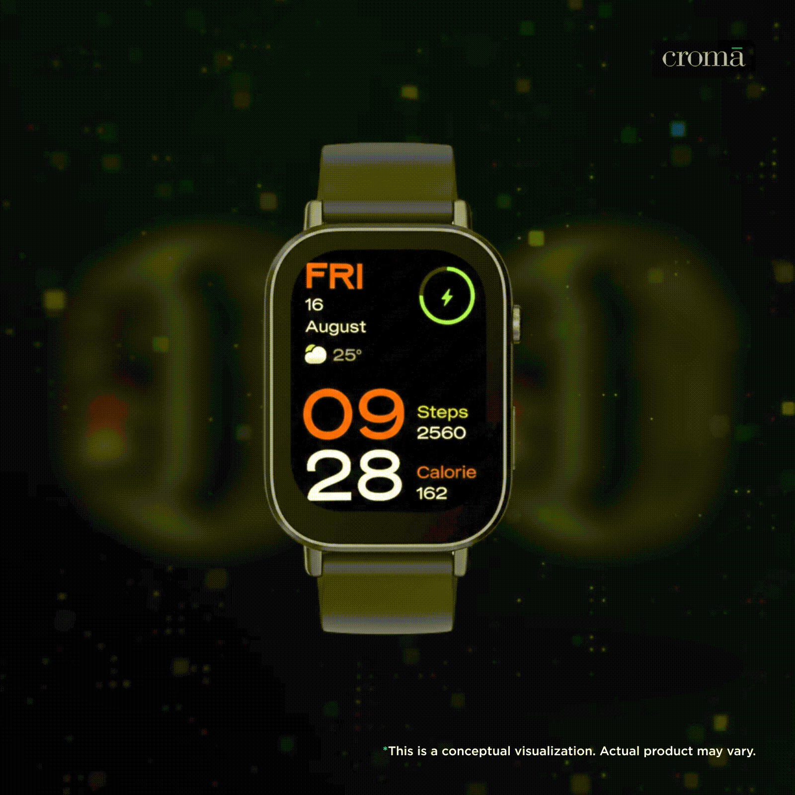 Redmi Watch 5 Active Smartwatch with Bluetooth Calling (50.8mm LCD Display, IPX8 Water Resistant, Midnight Black Strap)_2