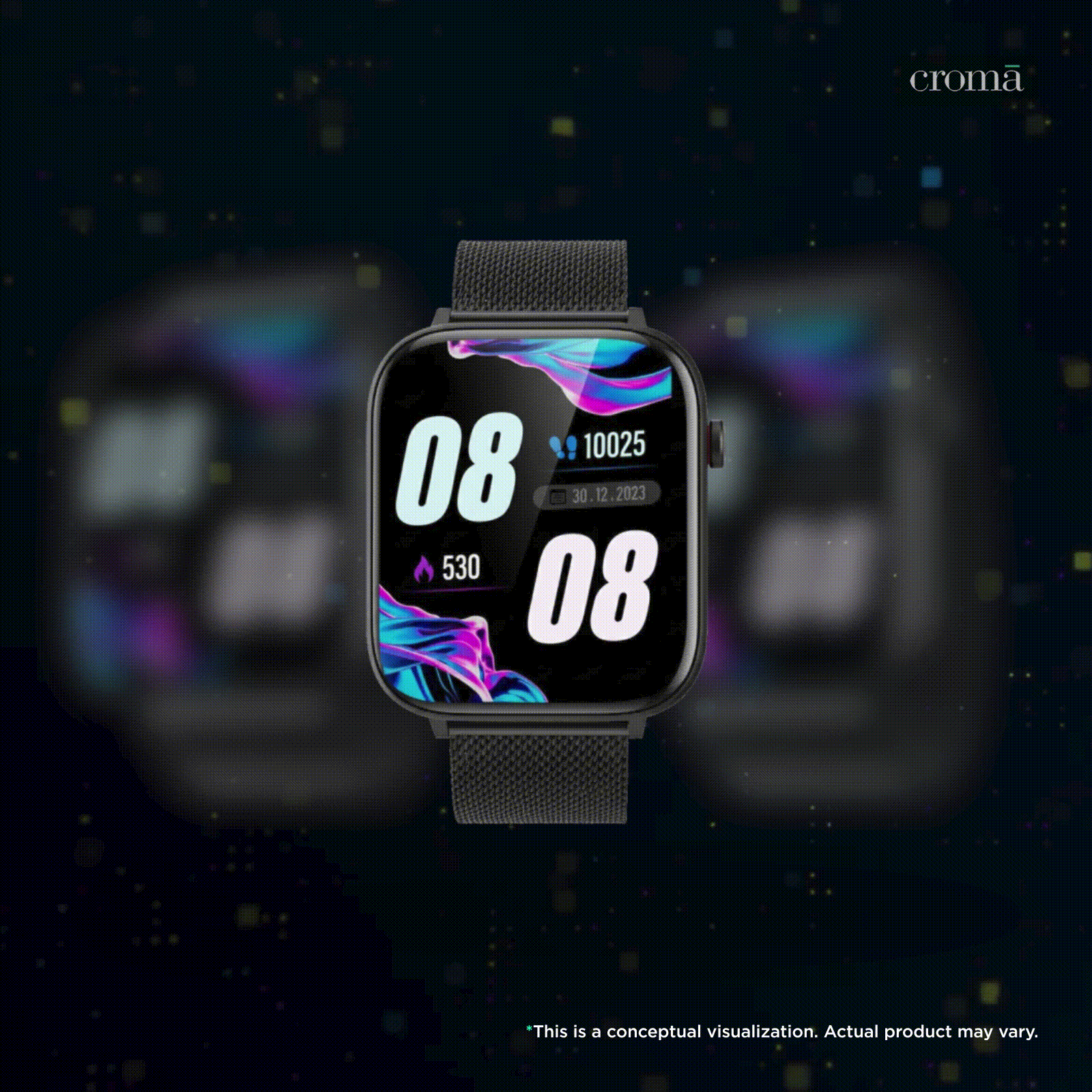 boAt Wave Astra 3 Smartwatch with Bluetooth Calling (46.48mm HD Display, IP67 Water Resistant, Black Metal Strap)_1