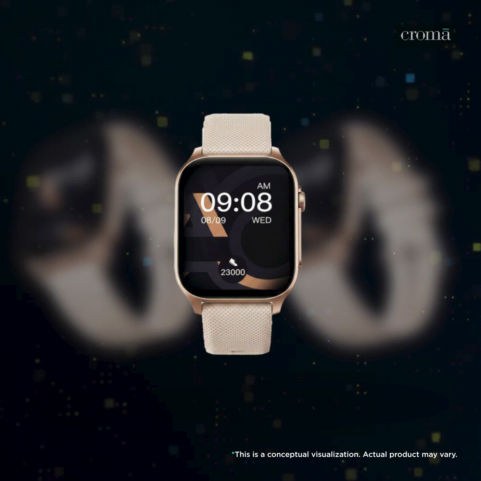 boAt Ultima Ember Smartwatch with Bluetooth Calling (49.7mm AMOLED Display, IP68 Water Resistant, Rose Gold Strap)_2