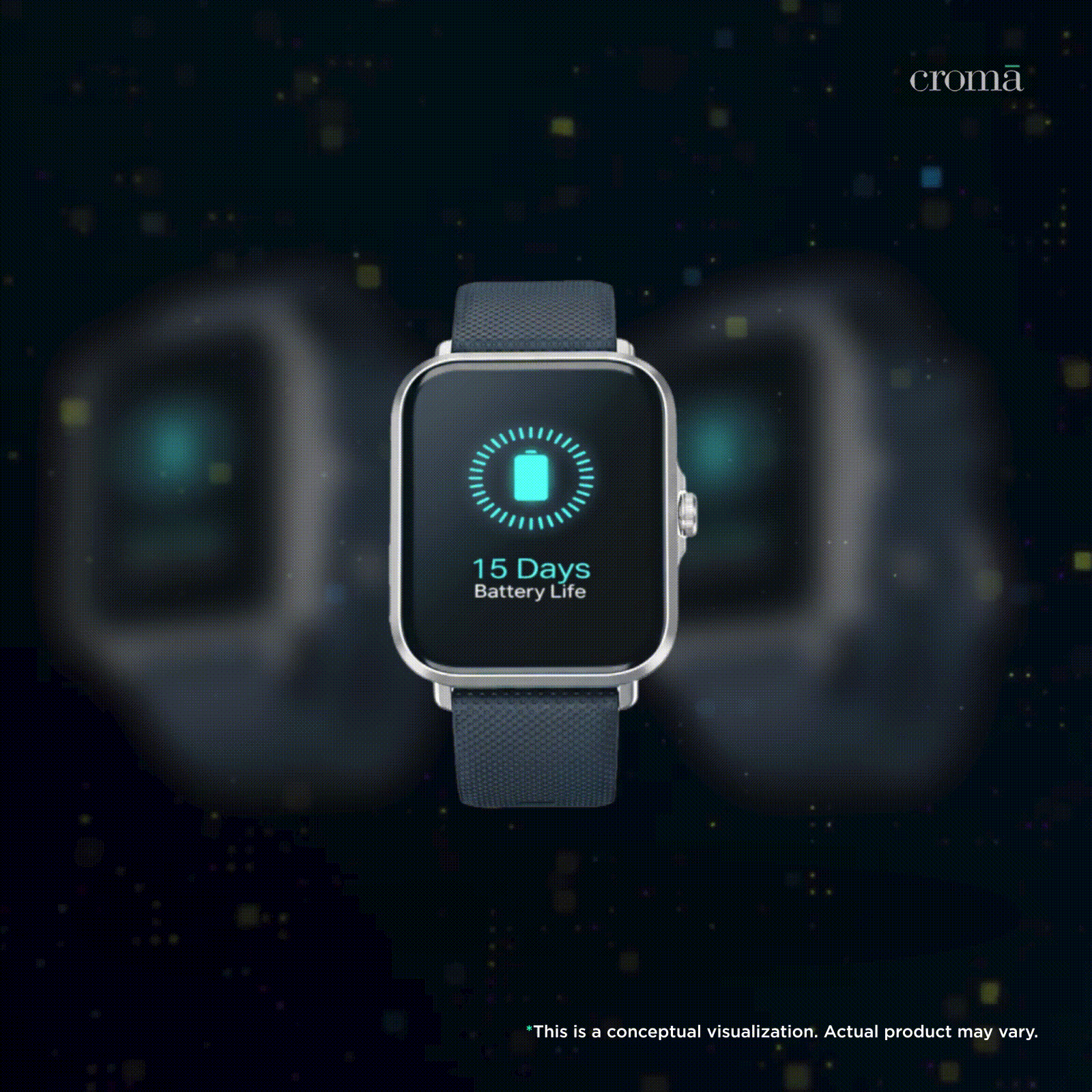 boAt Storm Infinity Smartwatch with Bluetooth Calling (46.48mm HD Display, IP68 Dust, Sweat and Splash Proof, Deep Blue)_2