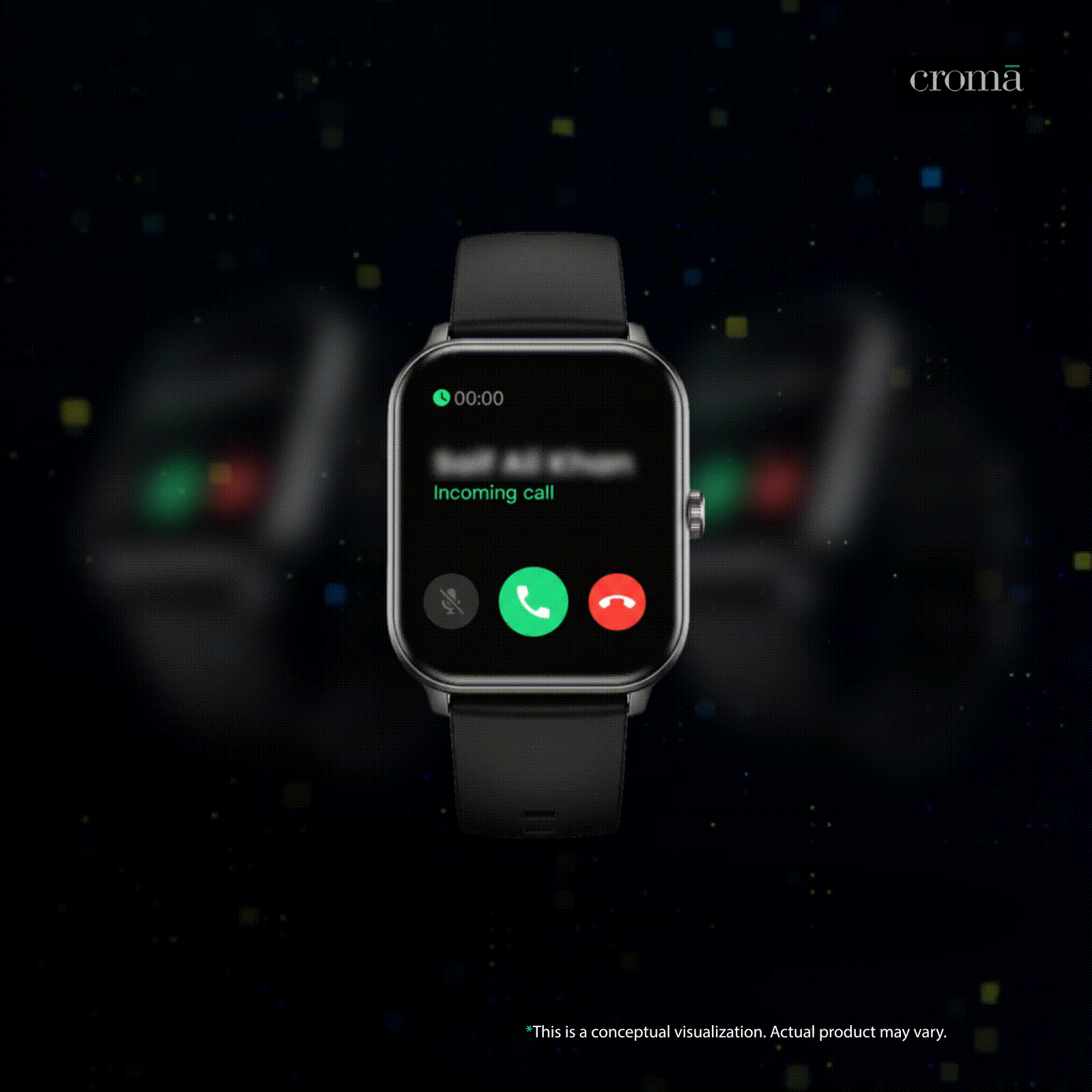 GOBOULT Drift + Bluetooth Calling Android OS Smartwatch (46.99mm HD Display, Heart Rate Sensor, Jet Black Strap)_2