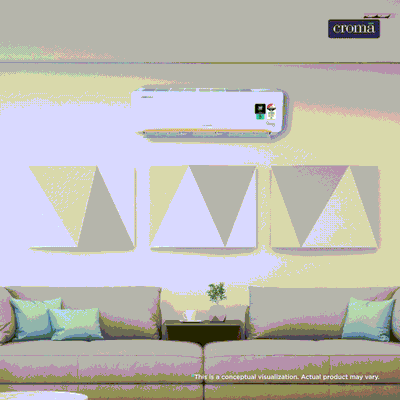 Croma 7 in 1 Convertible 1 Ton 3 Star
                      Inverter Split AC with Self Diagnosis (2026 Model,
                      Copper Condenser, CRLA012IND342402)