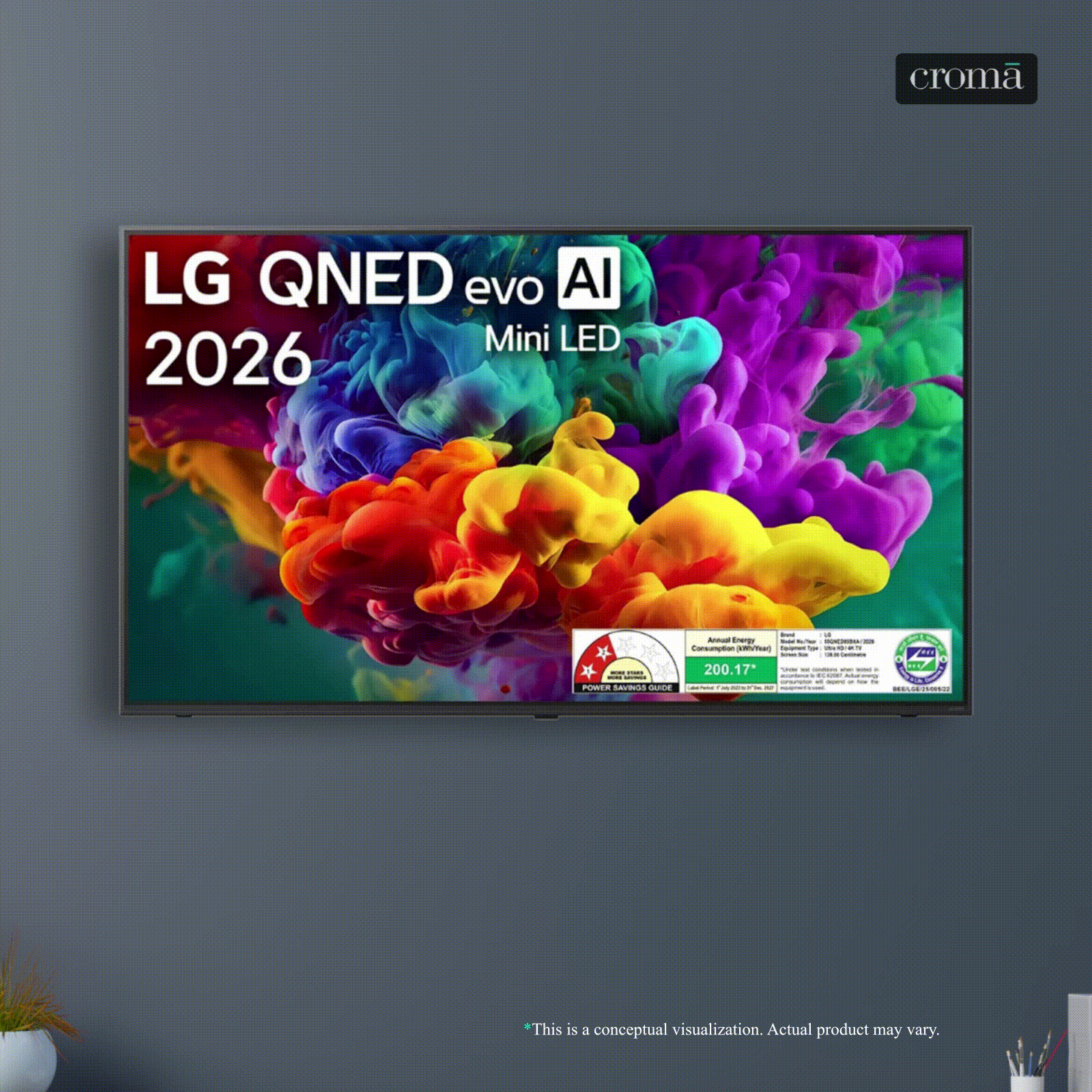 LG evo AI 140 cm (55 inch) 3 Star QNED Mini LED 4K Ultra HD Smart webOS TV with Intelligent Voice Recognition (2026 model)_1