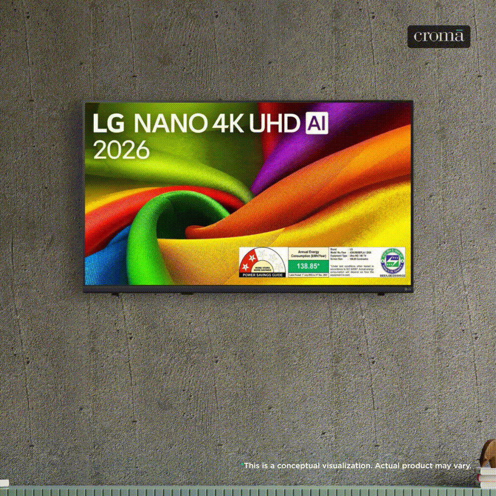 LG Nano AI 43NU885BPLA 108 cm (43 inch) 2 Star 4K Ultra HD Smart webOS 26 TV with AI Hub (2026 model) LG Nano AI 43NU885BPLA 108 cm (43 inch) 2 Star 4K Ultra HD Smart webOS 26 TV with AI Hub (2026 model)_1