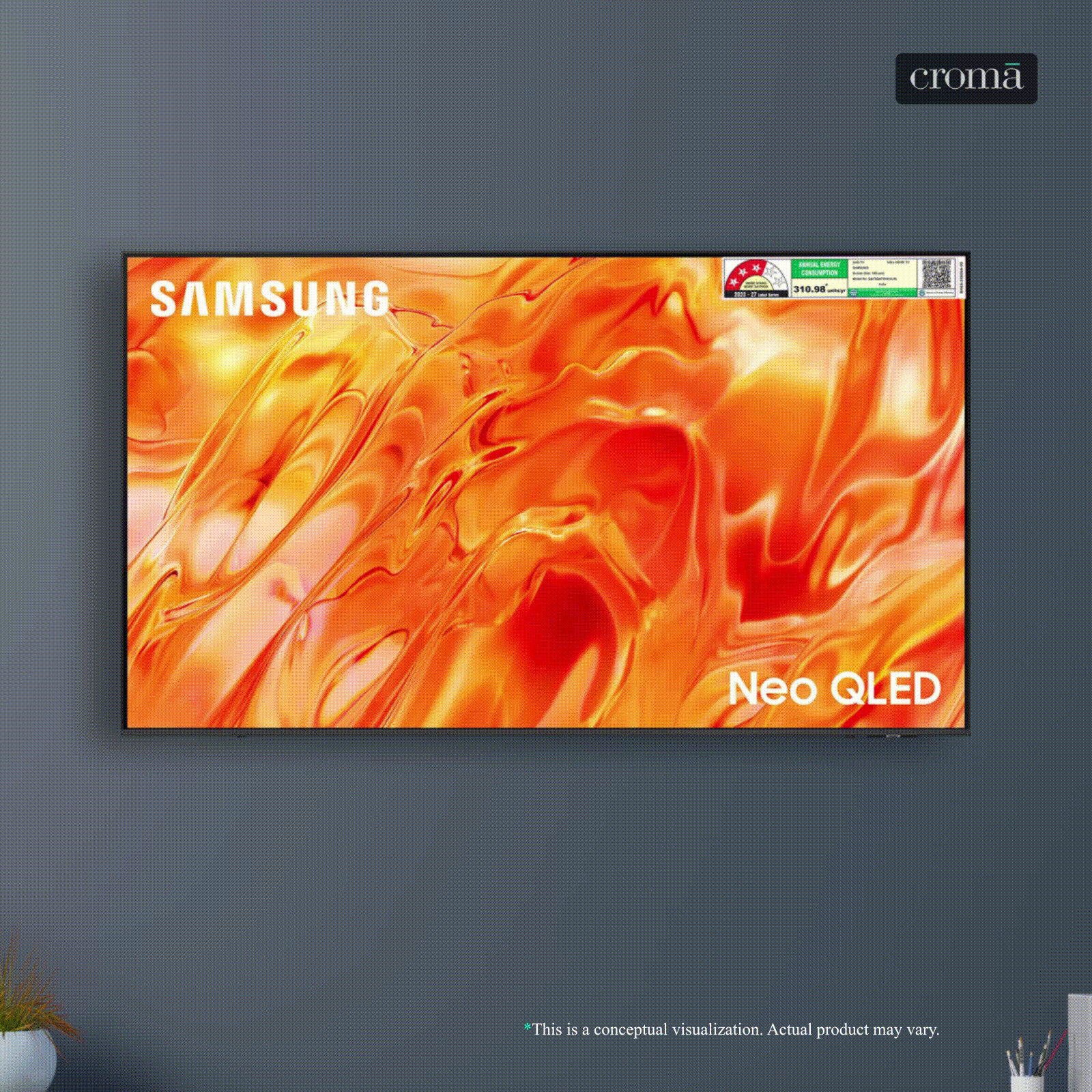 SAMSUNG QN70H 190 cm (75 inch) 3 Star 4K Ultra HD Quantum Mini-LED Neo QLED Smart Tizen TV with Samsung Vision AI Companion (2026 model) SAMSUNG QN70H 190 cm (75 inch) 3 Star 4K Ultra HD Quantum Mini-LED Neo QLED Smart Tizen TV with Samsung Vision AI Companion (2026 model)_1
