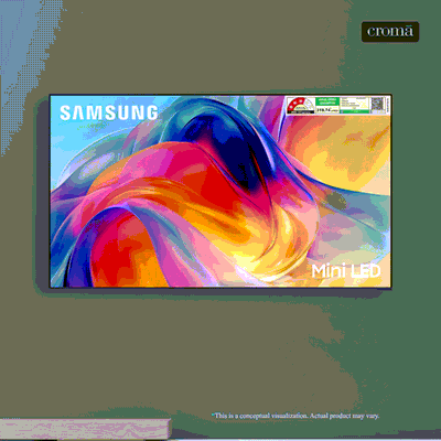 SAMSUNG M70H 190 cm (75 inch) 3 Star 4K Ultra HD Mini LED Smart Tizen TV with Voice Assistant (2026 Model)
