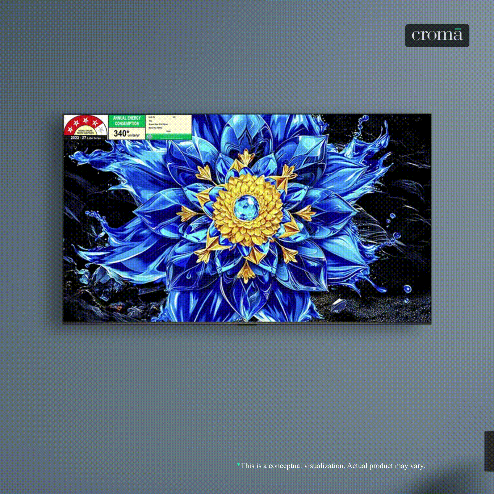 TCL P series 215.9 cm (85 inch) 4 Star QD-Mini LED Dimming & QLED 4K Super Ultra HD Smart Google TV with Google Voice Assistant (2026 Model) TCL P series 215.9 cm (85 inch) 4 Star QD-Mini LED Dimming & QLED 4K Super Ultra HD Smart Google TV with Google Voice Assistant (2026 Model)_1