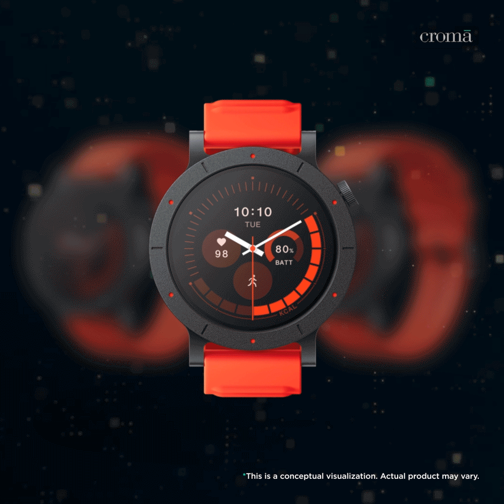 Nothing CMF Watch 3 Pro Smartwatch with Bluetooth Calling (36mm AMOLED Display, IP68 Water & Dust Resistance, Orange Strap) Nothing CMF Watch 3 Pro Smartwatch with Bluetooth Calling (36mm AMOLED Display, IP68 Water & Dust Resistance, Orange Strap)_1