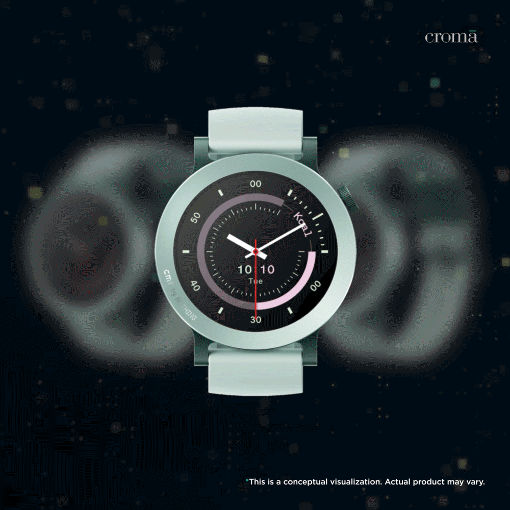 Nothing CMF Watch 3 Pro Smartwatch with Bluetooth Calling (36mm AMOLED Display, IP68 Water & Dust Resistance, Light Green Strap) Nothing CMF Watch 3 Pro Smartwatch with Bluetooth Calling (36mm AMOLED Display, IP68 Water & Dust Resistance, Light Green Strap)_1