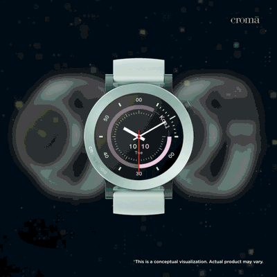 Nothing CMF Watch 3 Pro Smartwatch with Bluetooth Calling (36mm AMOLED Display, IP68 Water & Dust Resistance, Light Green Strap)