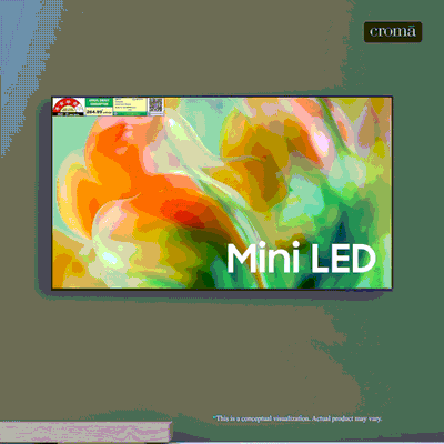 SAMSUNG M80H 190 cm (75 inch) 4 Star 4K Ultra HD Mini LED Smart Tizen TV with Google Voice Assistant (2026 Model)