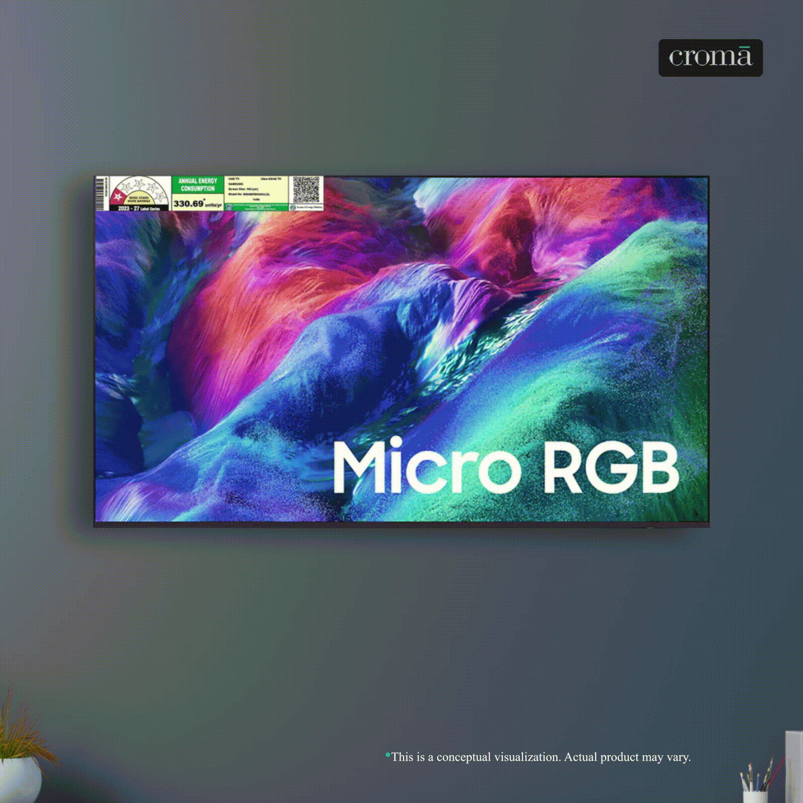 SAMSUNG R85H 165 cm (65 inch) 1 Star Micro RGB 4K Ultra HD Smart Tizen TV with Voice Assistant (2026 Model) SAMSUNG R85H 165 cm (65 inch) 1 Star Micro RGB 4K Ultra HD Smart Tizen TV with Voice Assistant (2026 Model)_1
