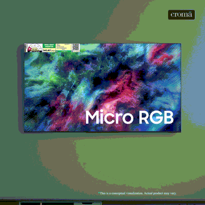 SAMSUNG R95H 165 cm (65 inch) 1 Star Micro RGB 4K Ultra HD Smart Tizen TV with Voice Assistant (2026 Model)