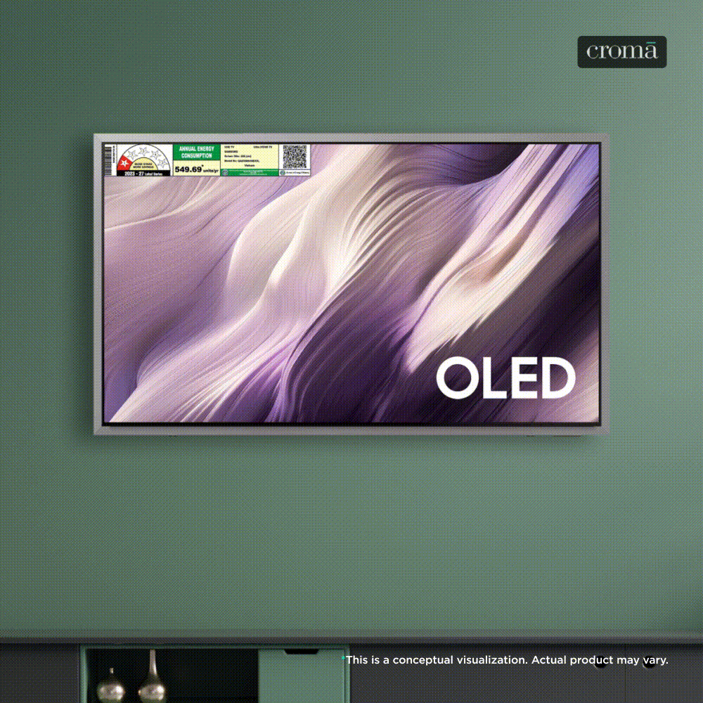 SAMSUNG S95H 210 cm (83 inch) 1 Star OLED 4K Ultra HD Smart Tizen TV with Voice Assistant (2026 Model)_1