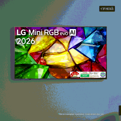 LG MRGB85 217 cm (86 inch) 4 Star Mini RGB 4K Ultra HD Smart webOS 26 TV with AI HDR Remastering (2026 model)