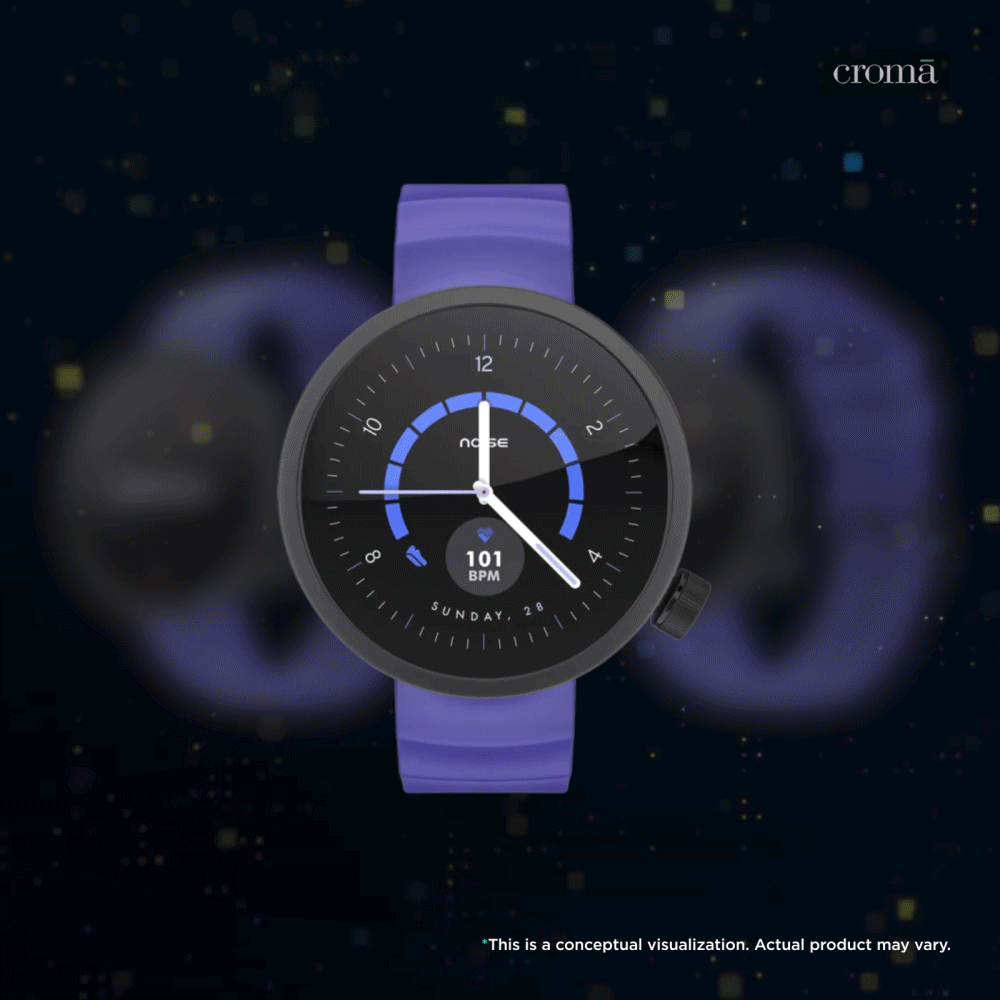 Noise ALT WATCH 1 Smartwatch Noise AI (33.5mm AMOLED Display, IP68 Dust & 1 ATM Water Resistance, Chosen Blue Strap) Noise ALT WATCH 1 Smartwatch Noise AI (33.5mm AMOLED Display, IP68 Dust & 1 ATM Water Resistance, Chosen Blue Strap)_1