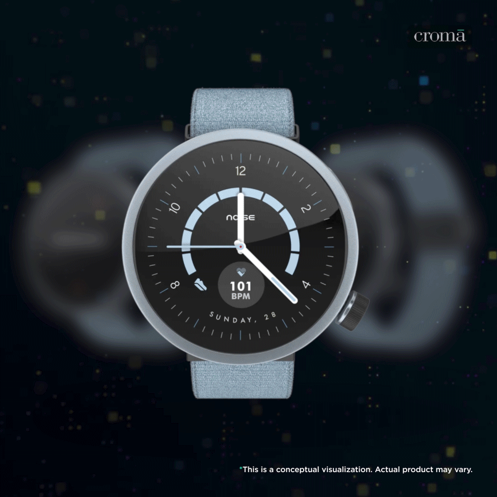Noise ALT WATCH 1 Smartwatch Noise AI (33.5mm AMOLED Display, IP68 Dust & 1 ATM Water Resistance, Chosen Light Blue Strap) Noise ALT WATCH 1 Smartwatch Noise AI (33.5mm AMOLED Display, IP68 Dust & 1 ATM Water Resistance, Chosen Light Blue Strap)_1