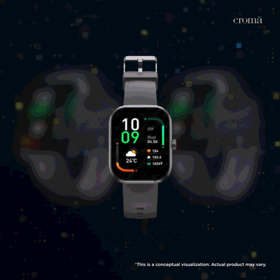 boAt Wave Sigma 3 Curv Smartwatch with Bluetooth Calling (51mm HD Display, IP68 Water Resistance, Active Black Strap)