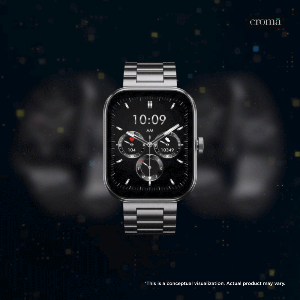 boAt Wave Sigma 3 Curv Smartwatch with Bluetooth Calling (51mm HD Display, IP68 Water Resistance, Steel Black Strap)_1