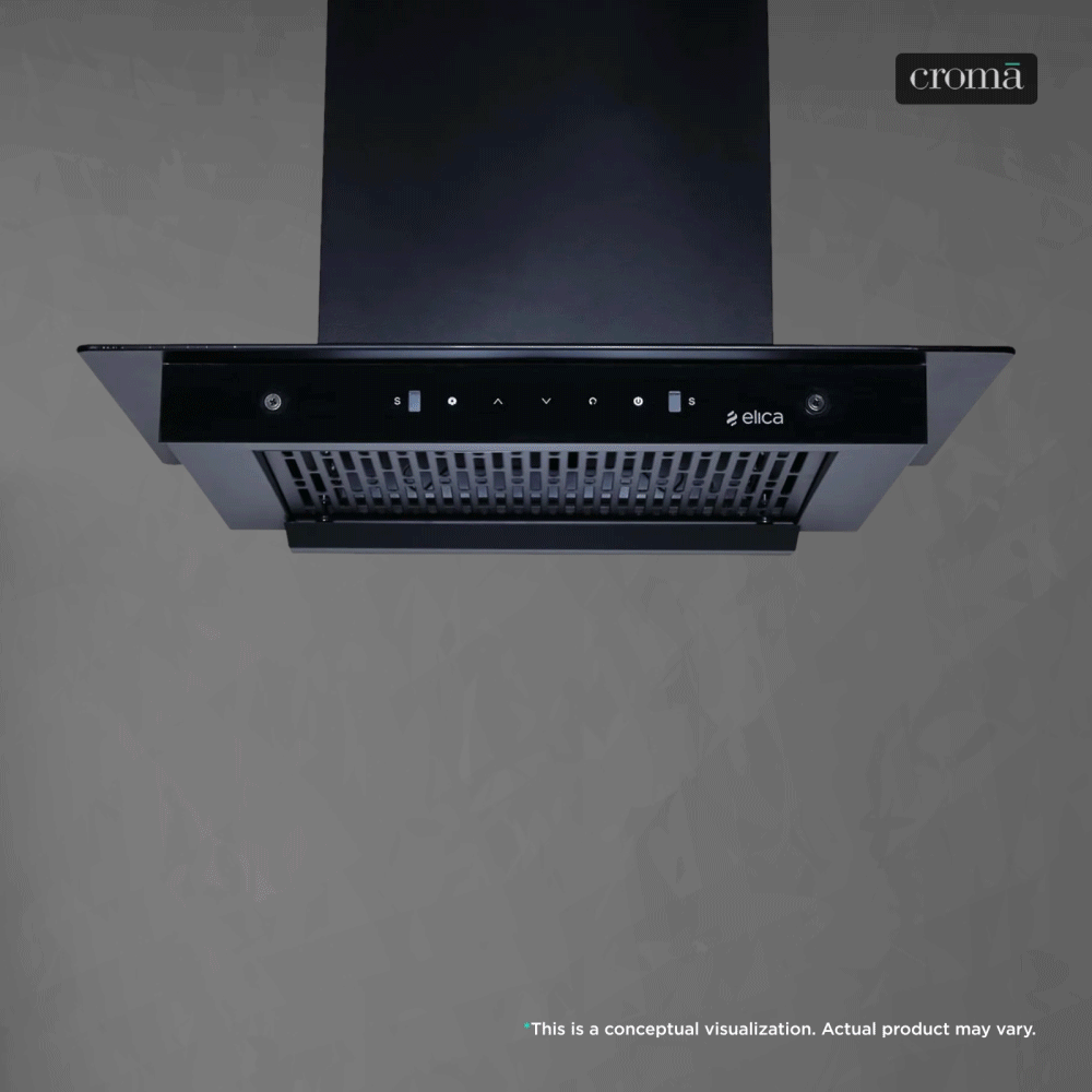 elica FLT FL 600 HAC LTW MS NERO 60cm 1500m3/hr Ducted Auto Clean Wall Mounted Chimney with Motion Sensor (Black) elica FLT FL 600 HAC LTW MS NERO 60cm 1500m3/hr Ducted Auto Clean Wall Mounted Chimney with Motion Sensor (Black)_1