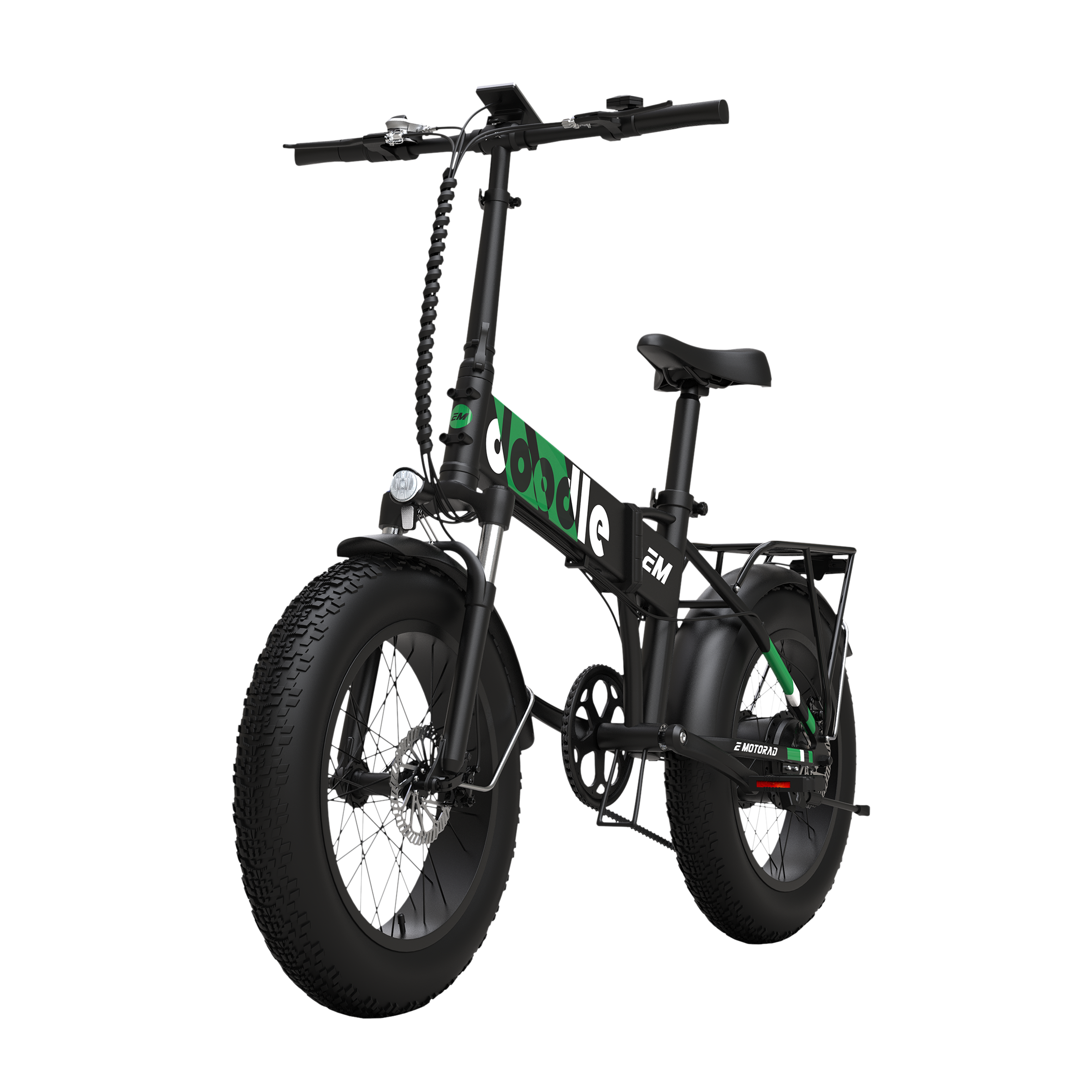 E MOTORAD Doodle 250 Watts Electric Bicycle (DIY Assembly, LPBPVAP3BLK, Black)_1
