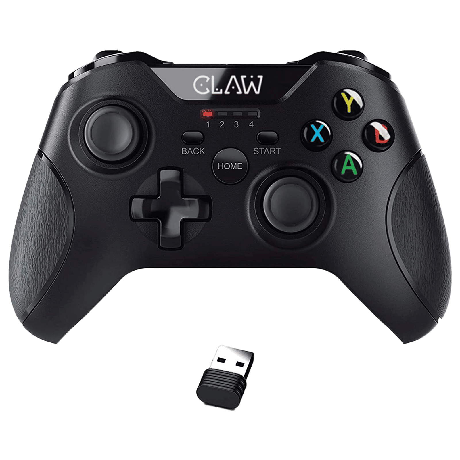 Claw Shoot Wireless Controller for PC (Rubberized Textured Grip, Black) Claw Shoot Wireless Controller for PC (Rubberized Textured Grip, Black)_1