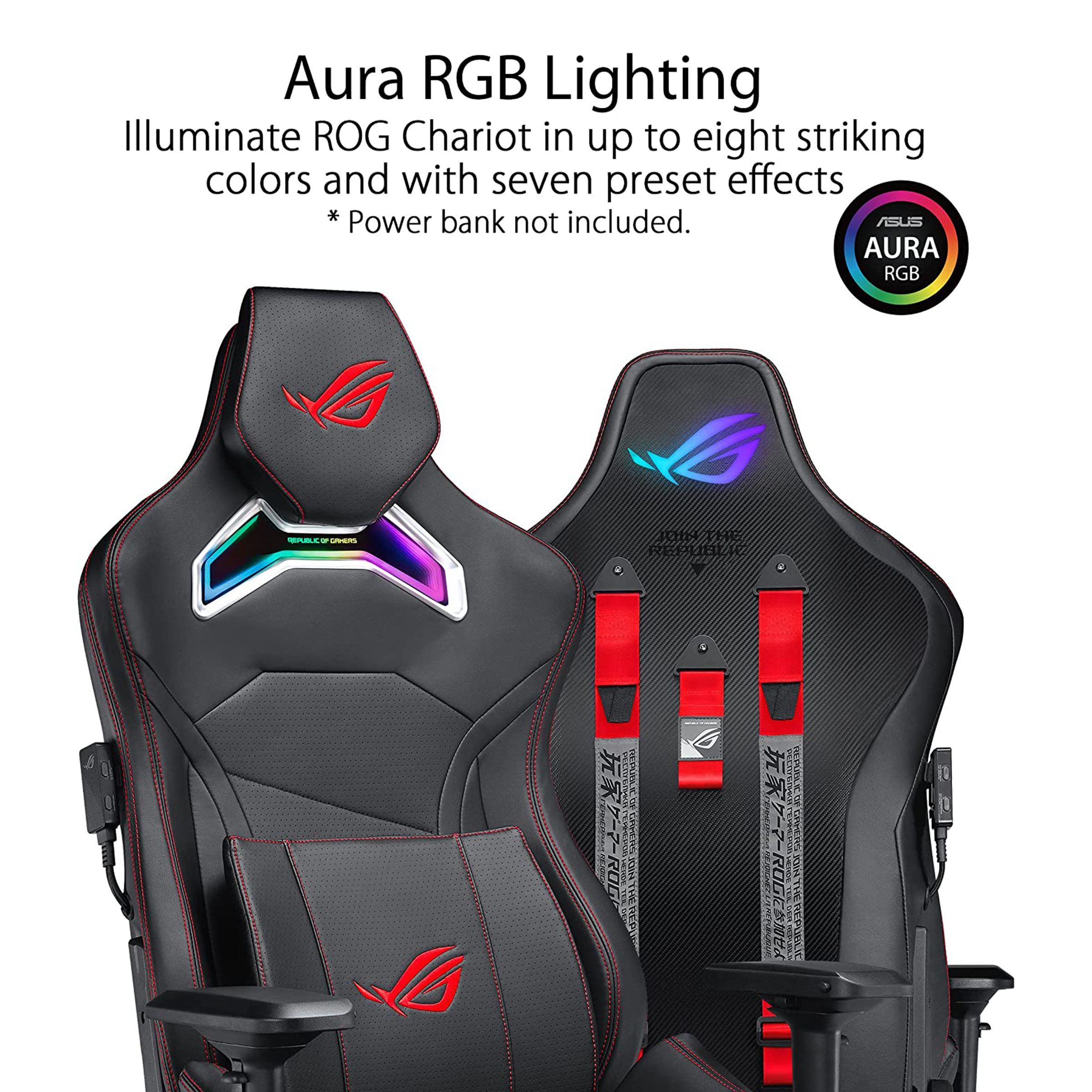 ASUS ROG Chariot Core Gaming Chair (AURA RGB, SL300, Black) ASUS ROG Chariot Core Gaming Chair (AURA RGB, SL300, Black)_7